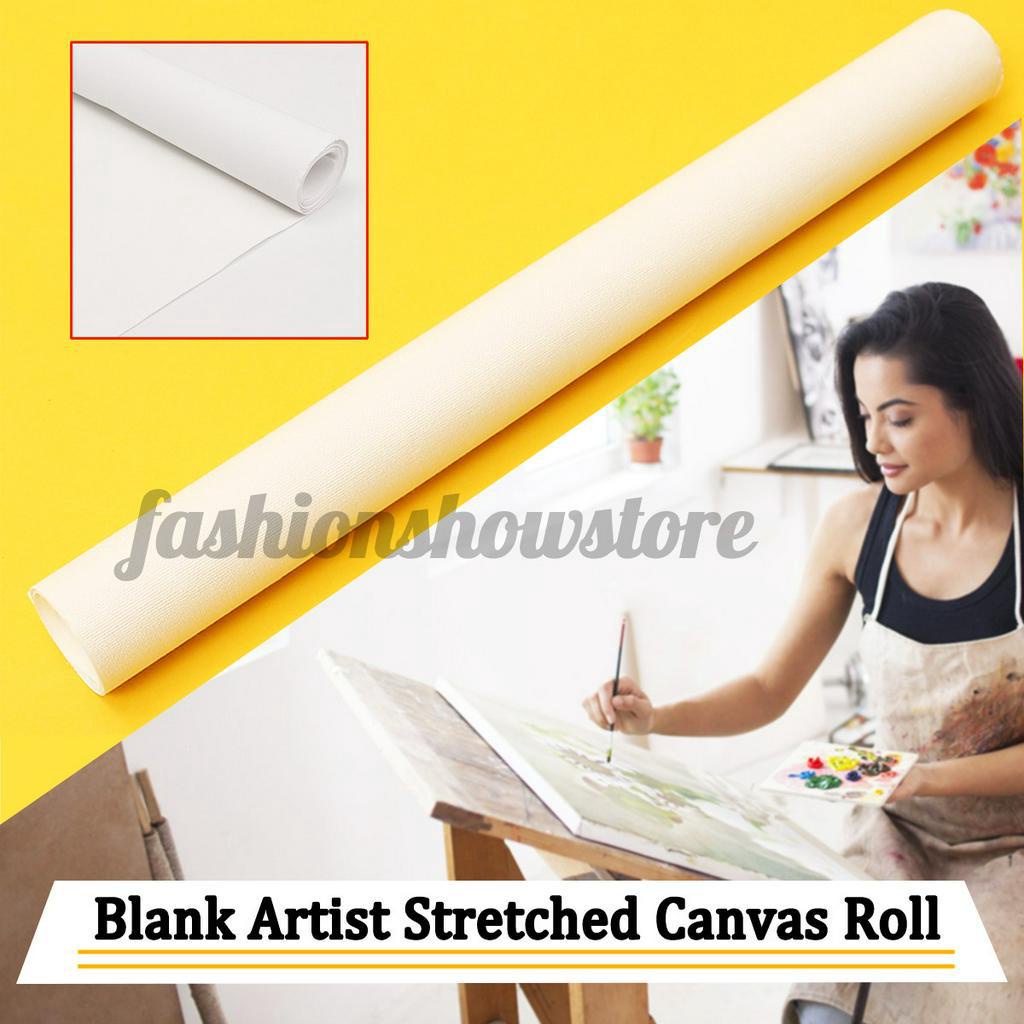 Artist Blank Canvas Roll Paint Cotton Art Acrylic Oil Drawing