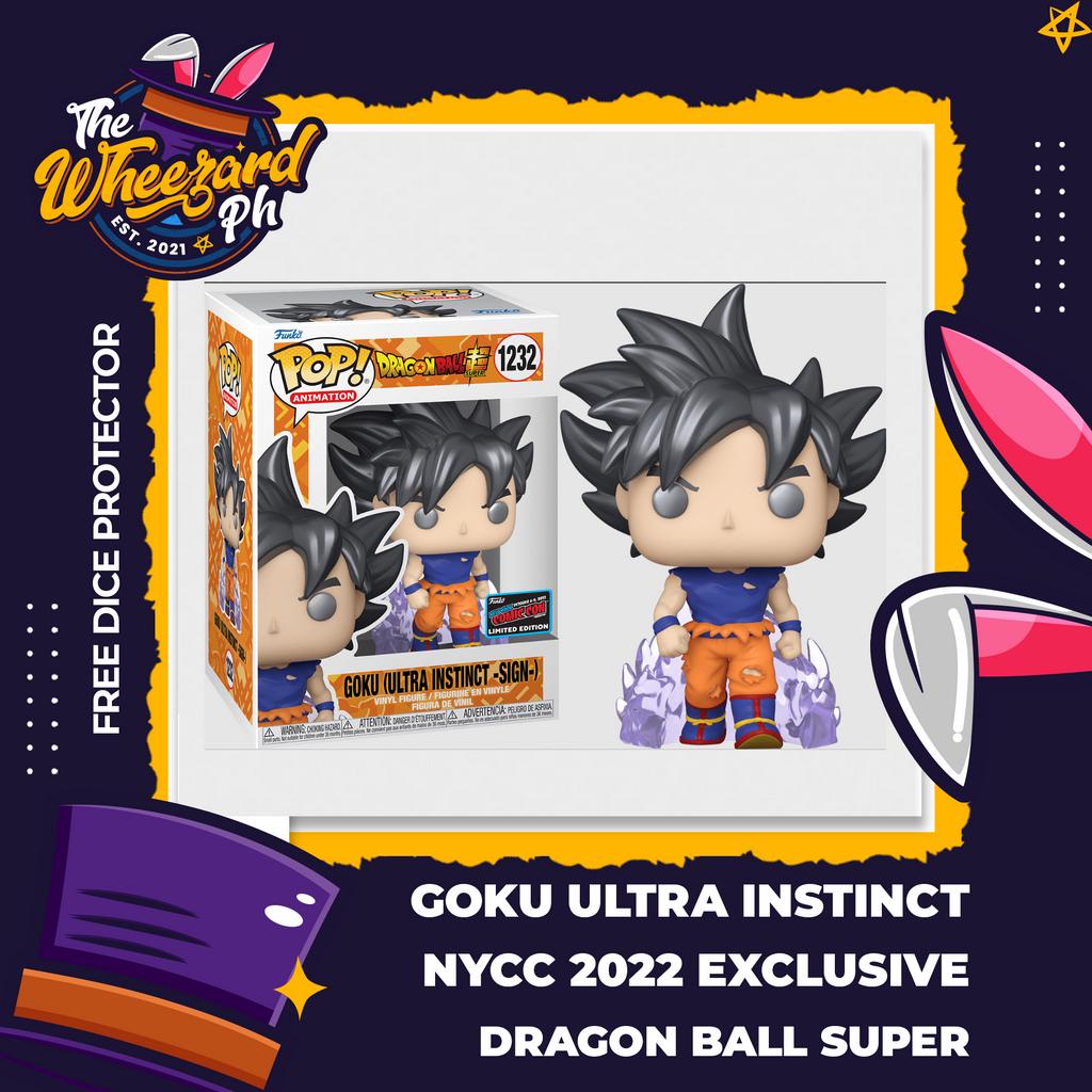 Funko Pop Animation Dragon Ball Super Goku Ultra Instinct Sign Nycc Exclusive