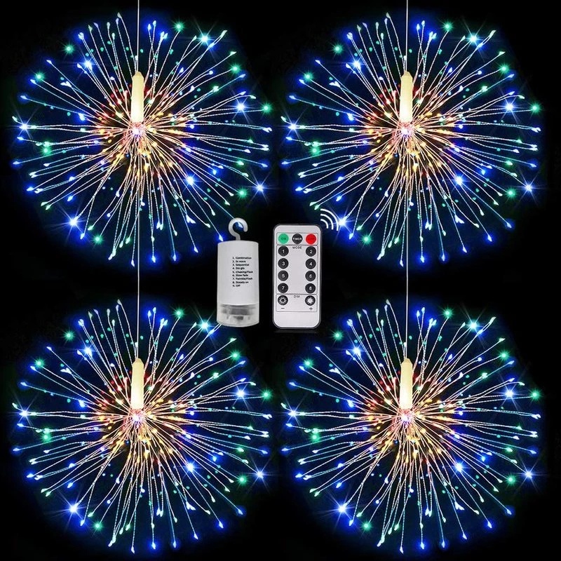 LED Fireworks String Light/ Copper Silver Wire Fairy Decoration Lamp ...