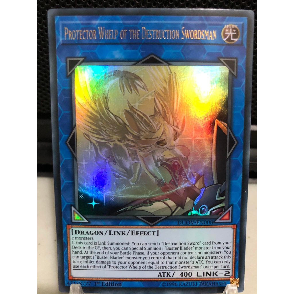 Yu-Gi-Oh! DUOV-EN008 Whelp Of The Distruzione Swordsman - Ultra Rara 1st Ed.