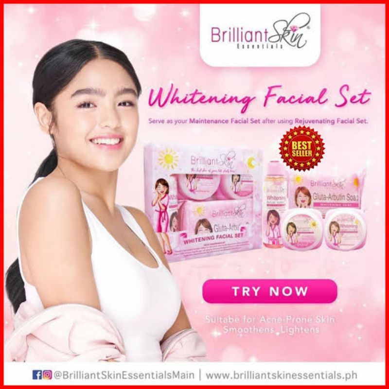 Brilliant Skin Essentials Whitening Facial Set