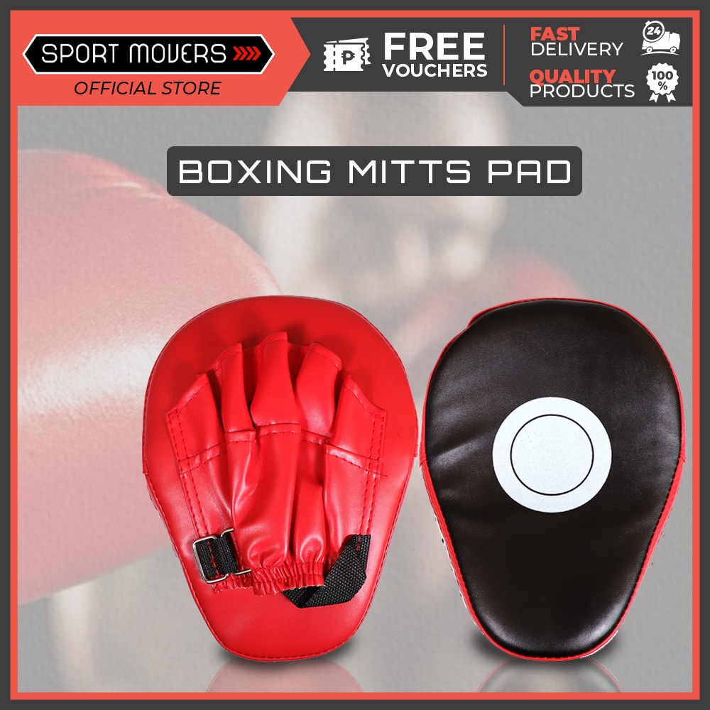 Pair Boxing Pads Curved Focus Punching Mitts Training Hand Target Pads