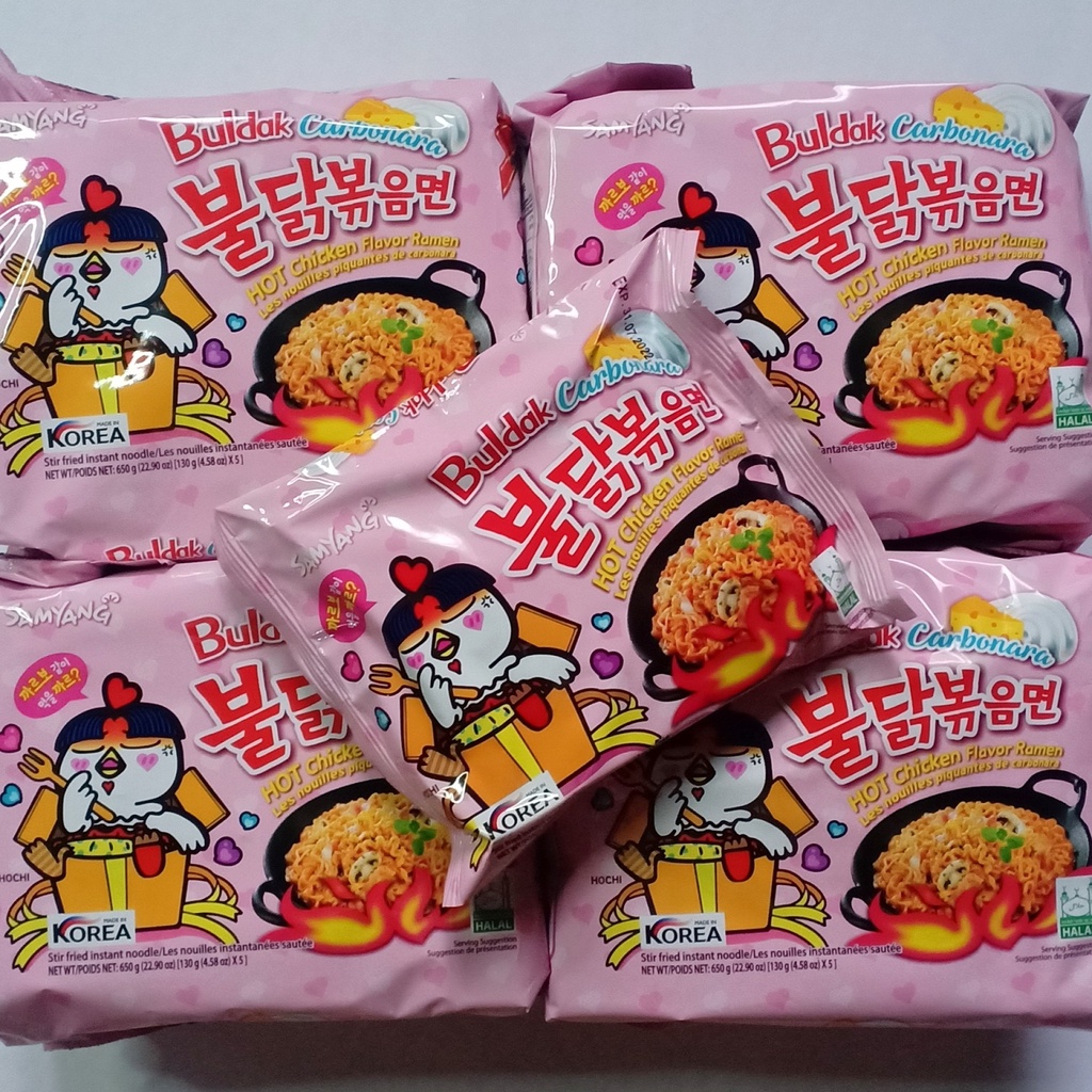 Samyang Buldak Carbonara Hot Chicken Ramen 130g Shopee Philippines