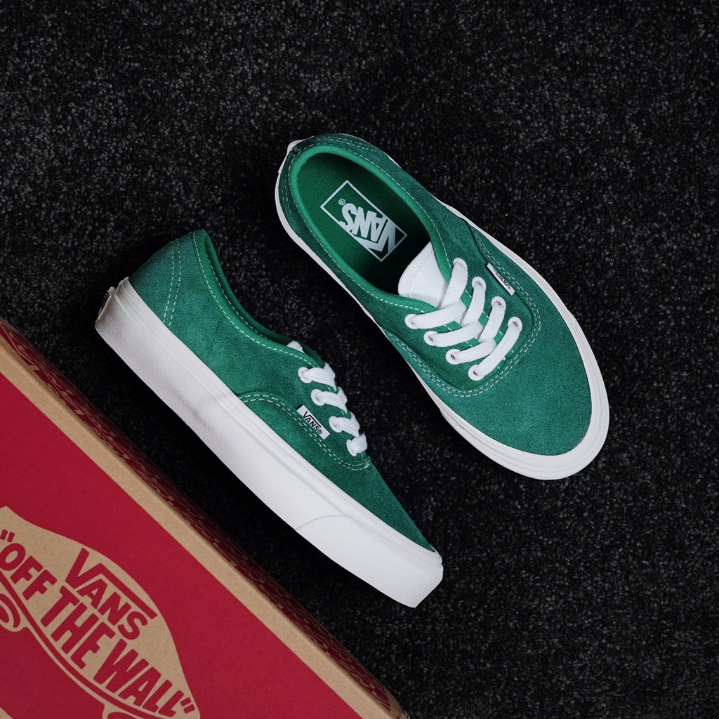 Vans hotsell green suede