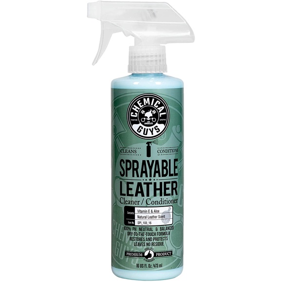 Chemical Guys SPI_103_16 Sprayable Leather Cleaner and Conditioner in