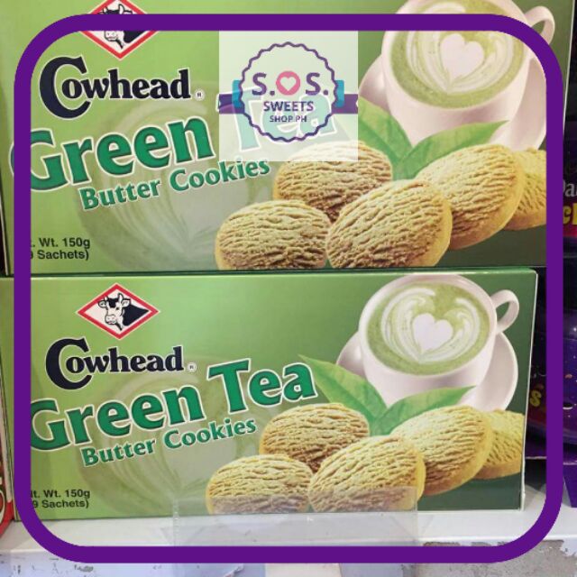 Cowhead Green Tea Butter Cookies Shopee Philippines