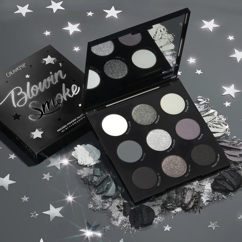 COLOURPOP BLOWIN' SMOKE GRAY EYESHADOW PALETTE | Shopee Philippines