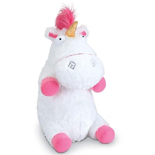 3 sizes Despicable Me Fluffly Unicorn Plush Doll Agnes Pet Fluffy Toy ...