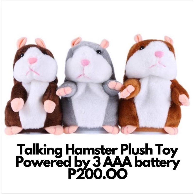 Talking hot sale hamster shopee