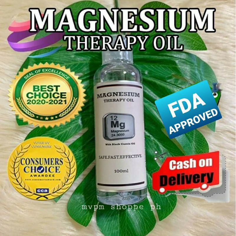 MAGNESIUM THERAPY OIL 100 ml FDA Approved Shopee Philippines