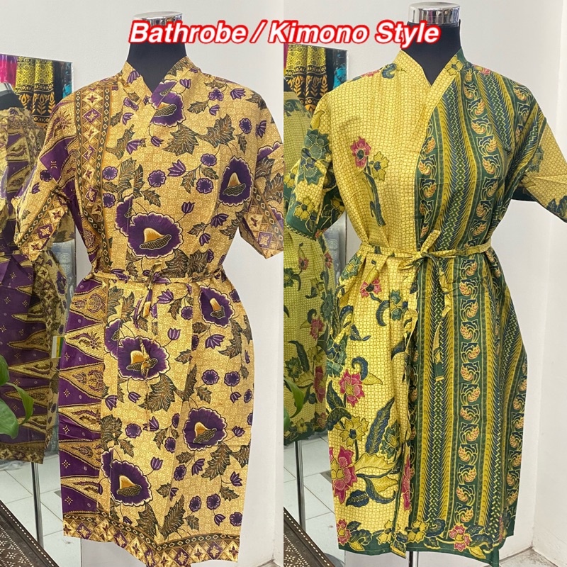 Bathrobe | Batik Fabric / Robe / Kimono | Shopee Philippines