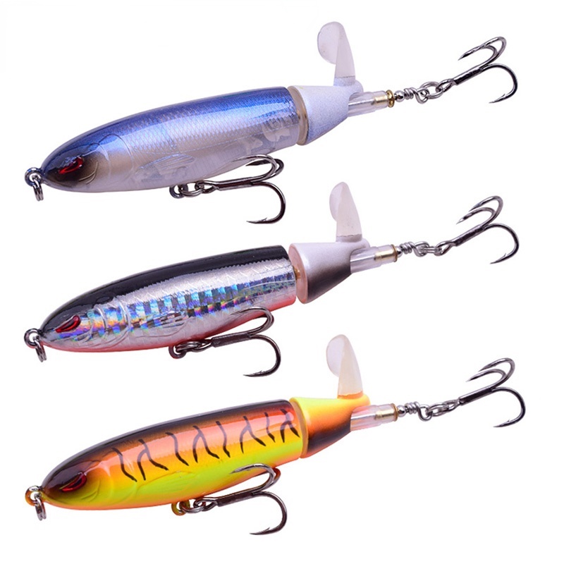 1Pcs Whopper Plopper Floating Fishing Lure 10cm 13g Artificial Hard ...