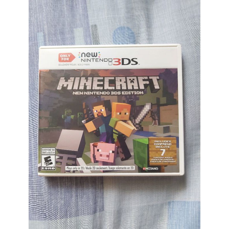 Minecraft nintendo 2ds cheap xl game