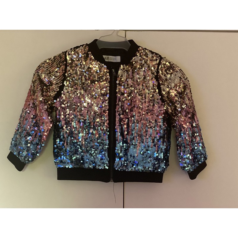 H&m hotsell sequin jacket