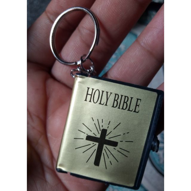 Miniature sales bible keychain