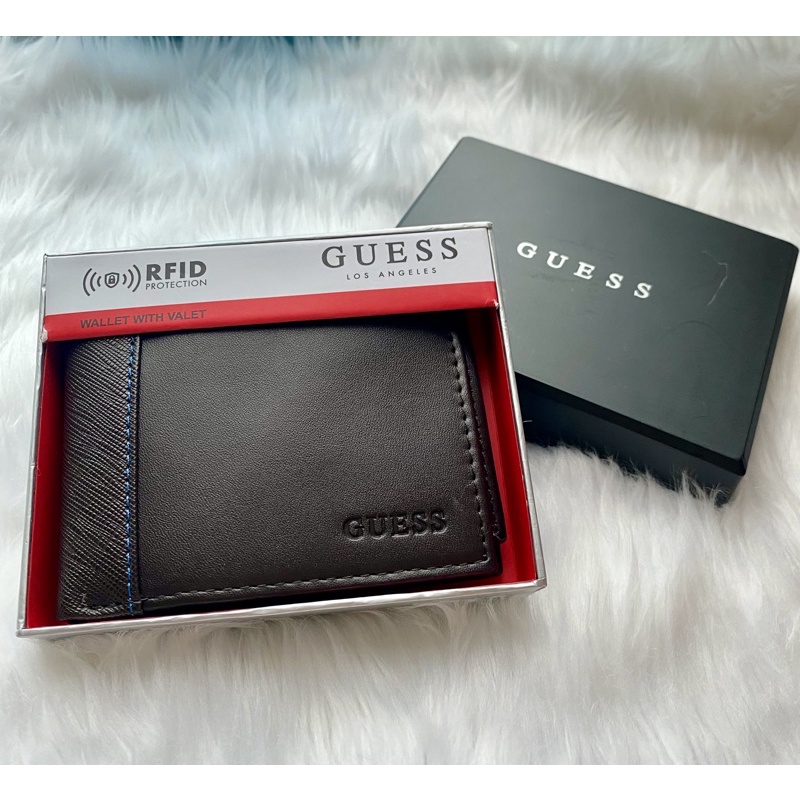 Guess leather outlet wallet