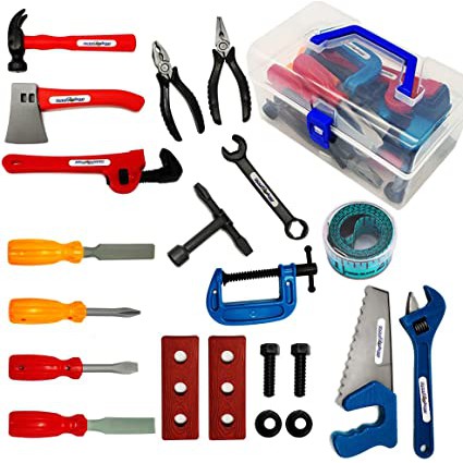 Mechanic Toys Suitcase Kids Toolbox Kit Educational Toys Simulation ...