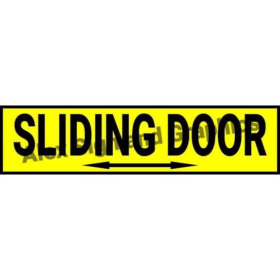 Sliding Door PVC Signage - 1.9 x 7.5 inches | Shopee Philippines