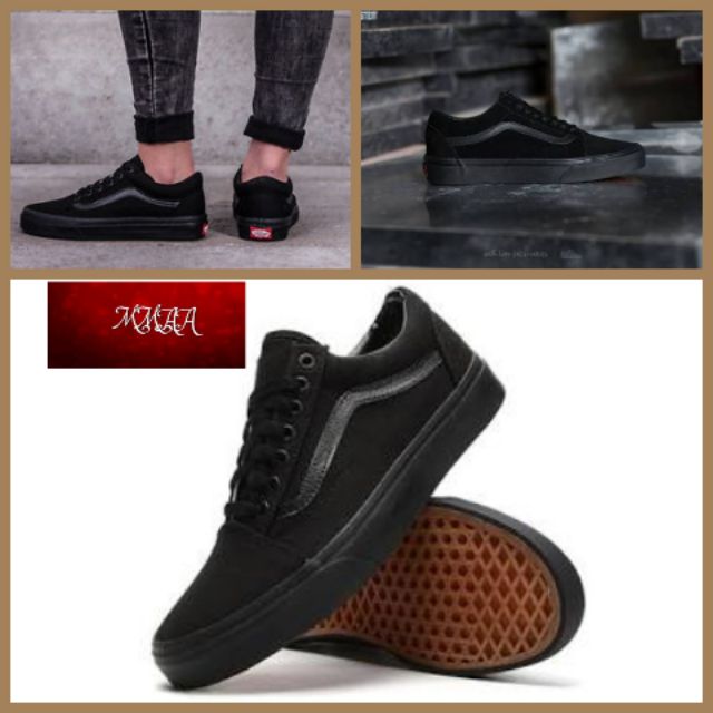 Vans shoes shop color black