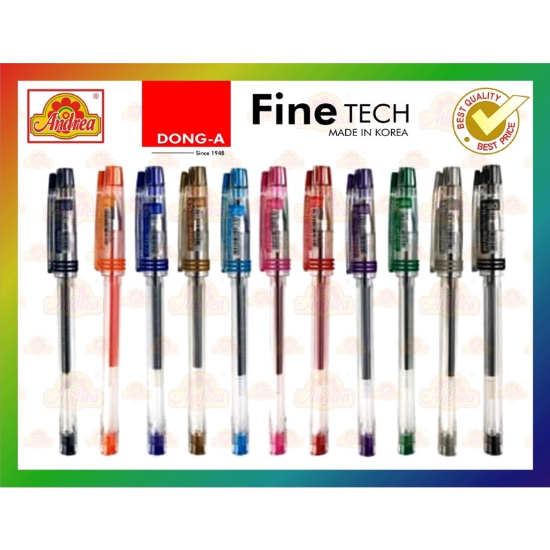 Fine Tech DONG-A (0.2, 0.3 , 0.4)Sizes | Andrea | Shopee Philippines