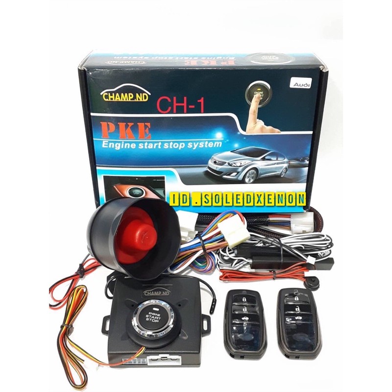 Start Push Button Set Function + Champ Smart Key Remote | Shopee ...