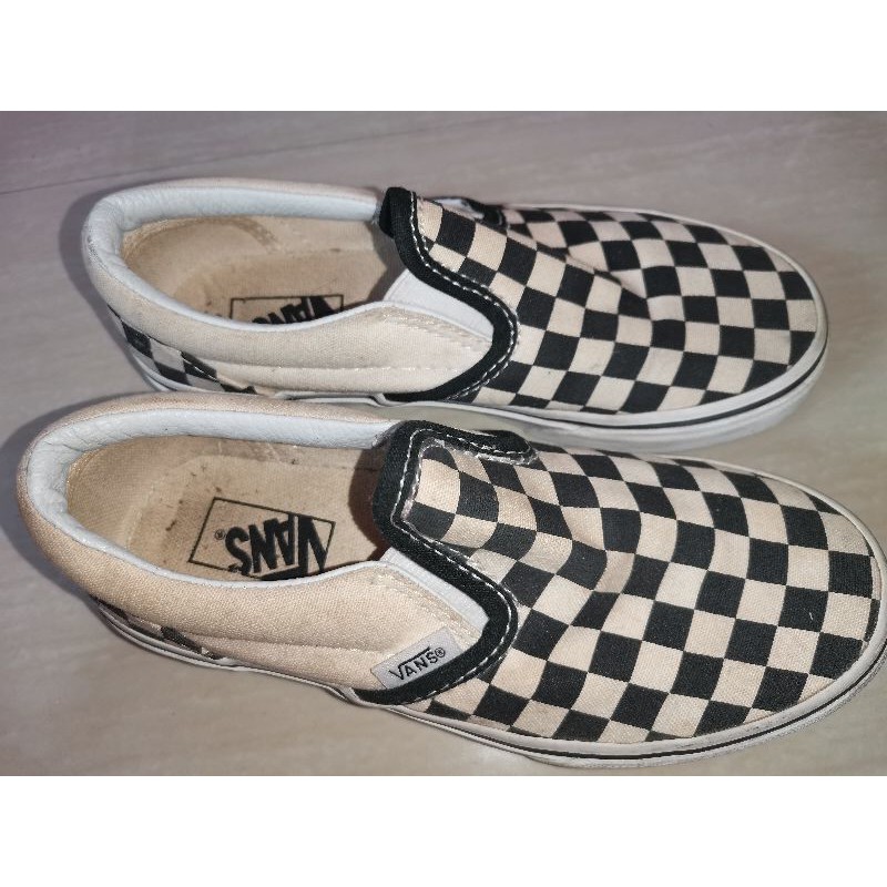 Original Vans Classic Slip On Checkered Shoes of Men and Women