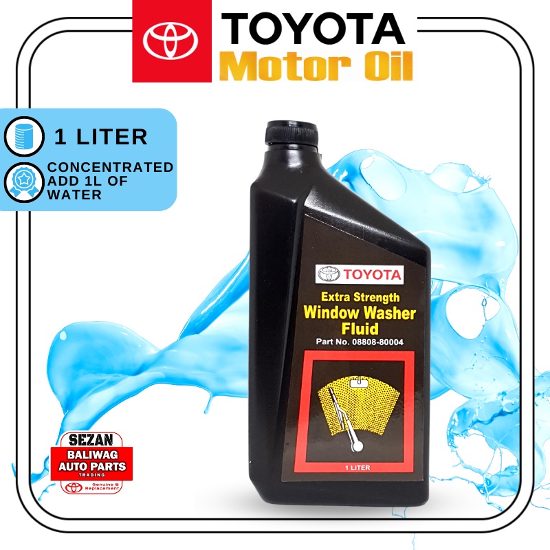 TOYOTA EXTRA STRENGTH WINDOW WASHER 1 LITER 08808-80004 | Shopee ...