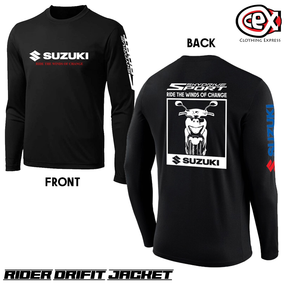 Suzuki Skydrive Sports Drifit Customized Long Sleeve Motorcycle Rider ...