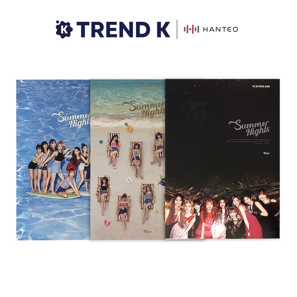 Twice - SUMMER NIGHTS PHOTOCARD - JONGYEON DAHYUN TZUYU JIHYO NAYEON