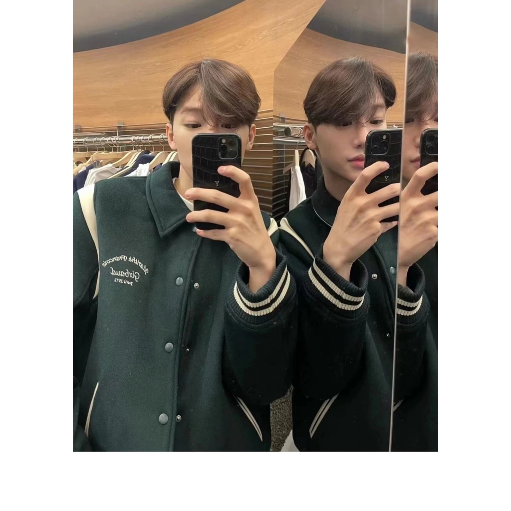 College Jacke Mit Wunschnamen - Retro Baseball Jacket Personalisierbar