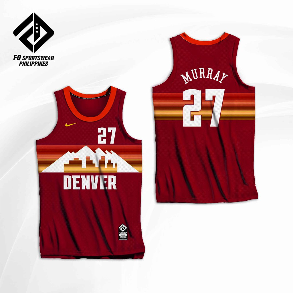 DENVER NUGGETS JAMAL MURRAY 2021 CITY EDITION FULL SUBLIMATED JERSEY