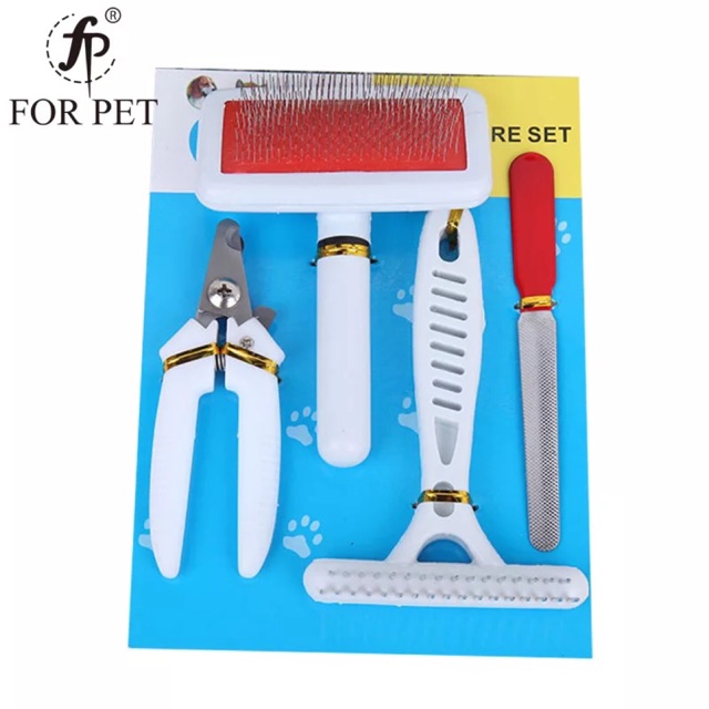 Pet Pro Grooming Tool care set (4pcs) Shopee Philippines
