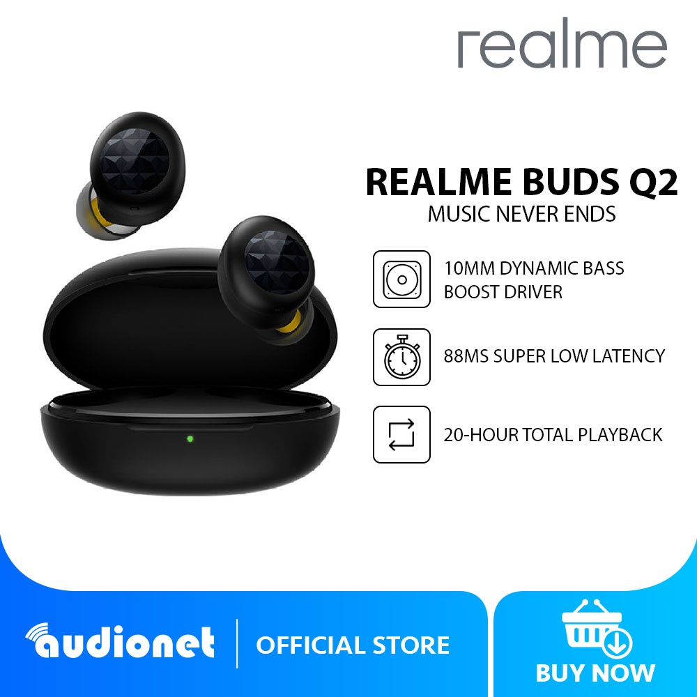 Realme Buds Q2 Bluetooth Wireless Earphone with 20 Hours