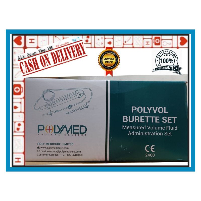 DISPOSABLE POLYVOL BURETTE SOLUSET Shopee Philippines