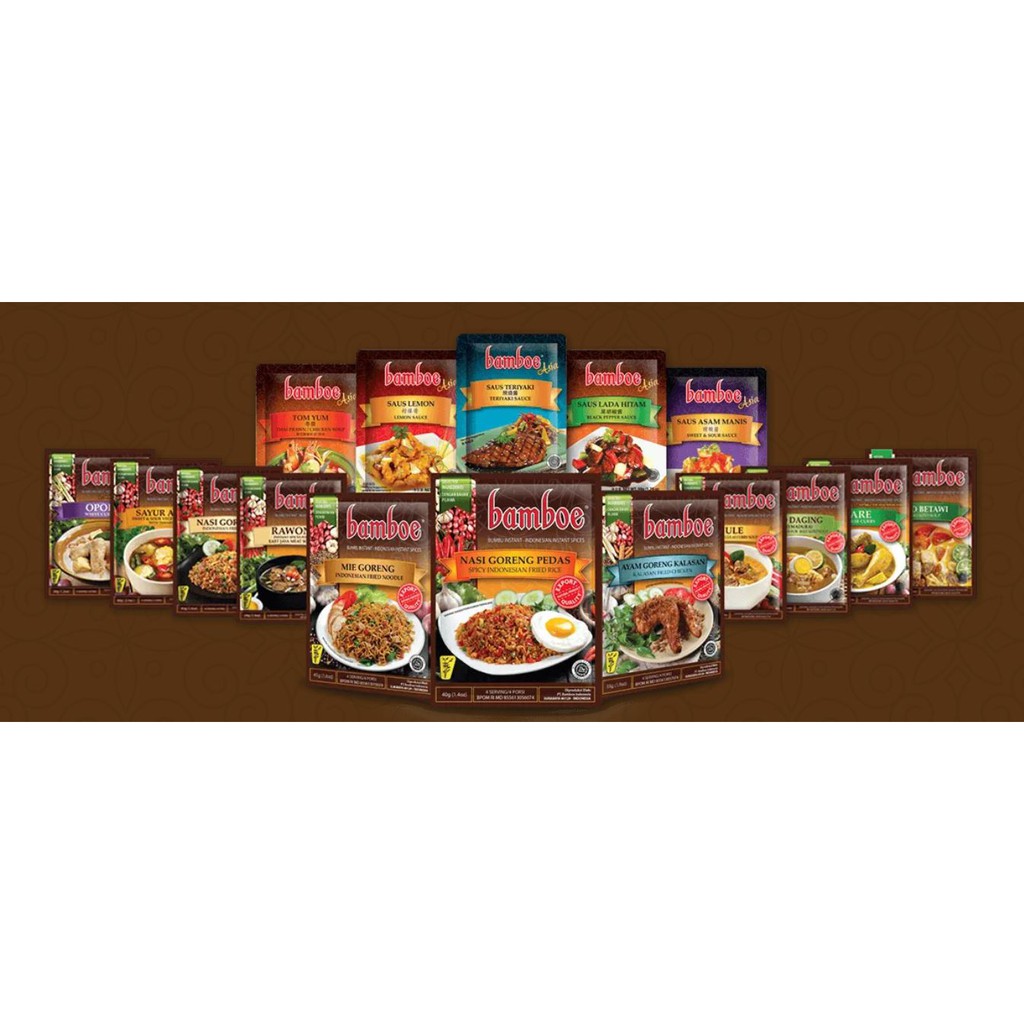 Indonesian Instant Seasoning Dish BAMBOE BUMBU Authentic Indonesia ...