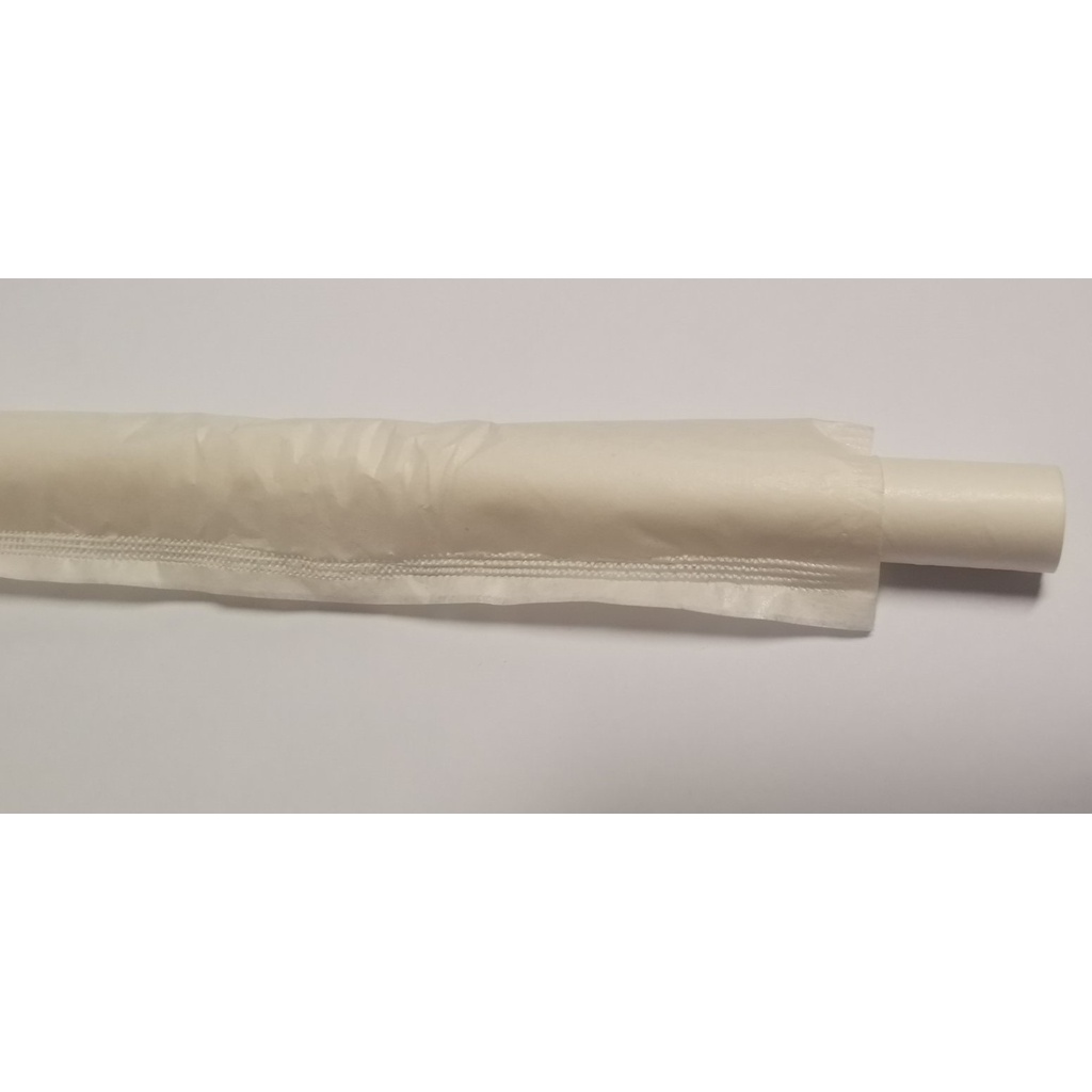 Sago Paper Straws Individually Wrapped 12mm 8 inches (100pcs/pack ...