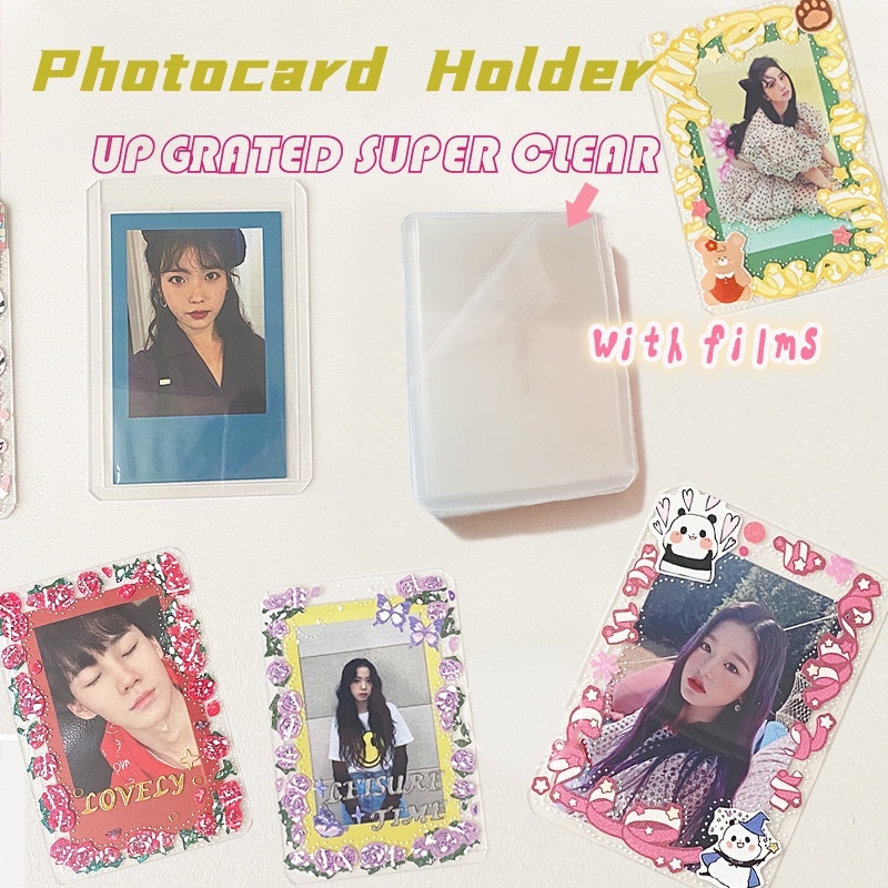 5/10/20pcs Transparent PVC Toploader Kpop Idol Photocards Case