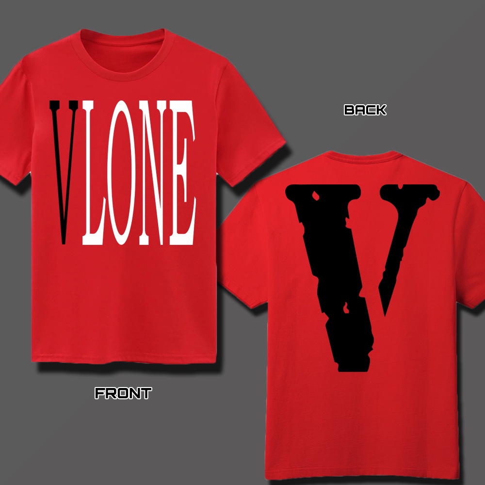 VLONE RED HIGH QUALITY PREMIUM COTTON SHIRT Shopee Philippines
