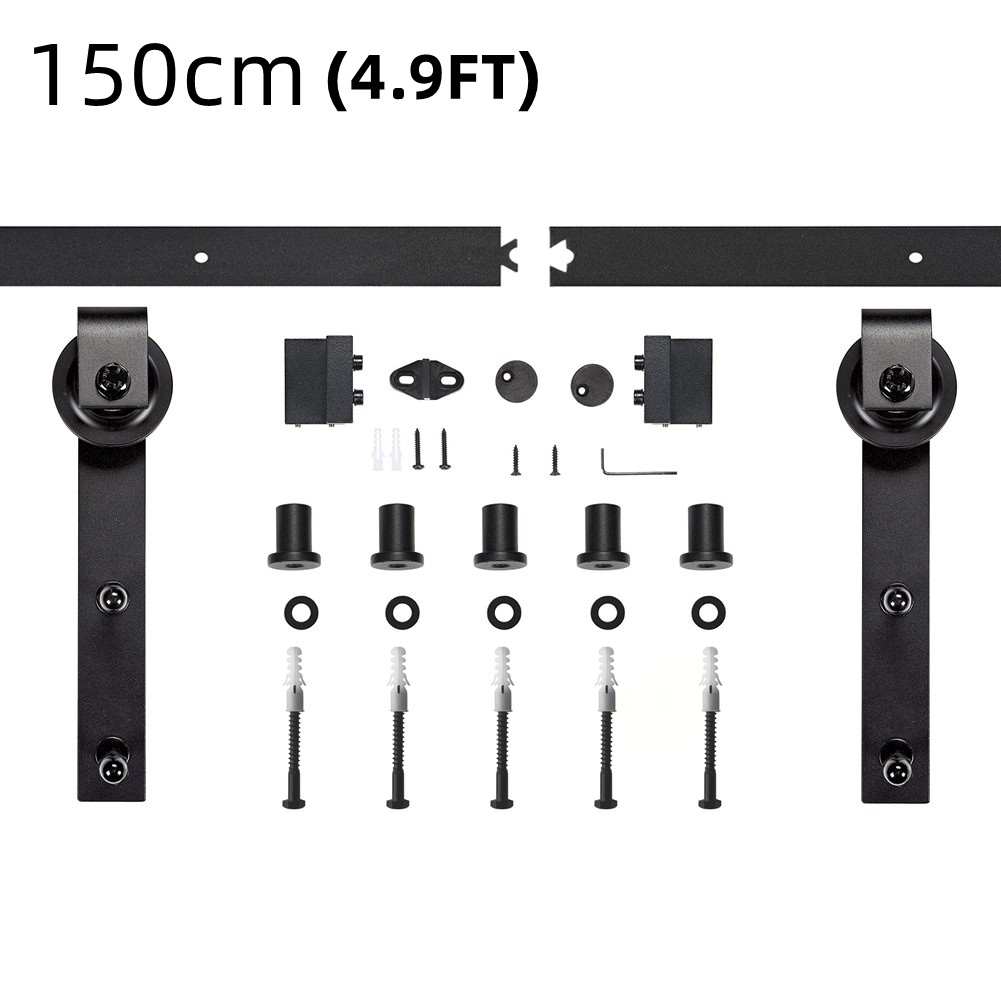 1set Barn Door Slide Track Barn Door Guide Sliding Rail Close Slides