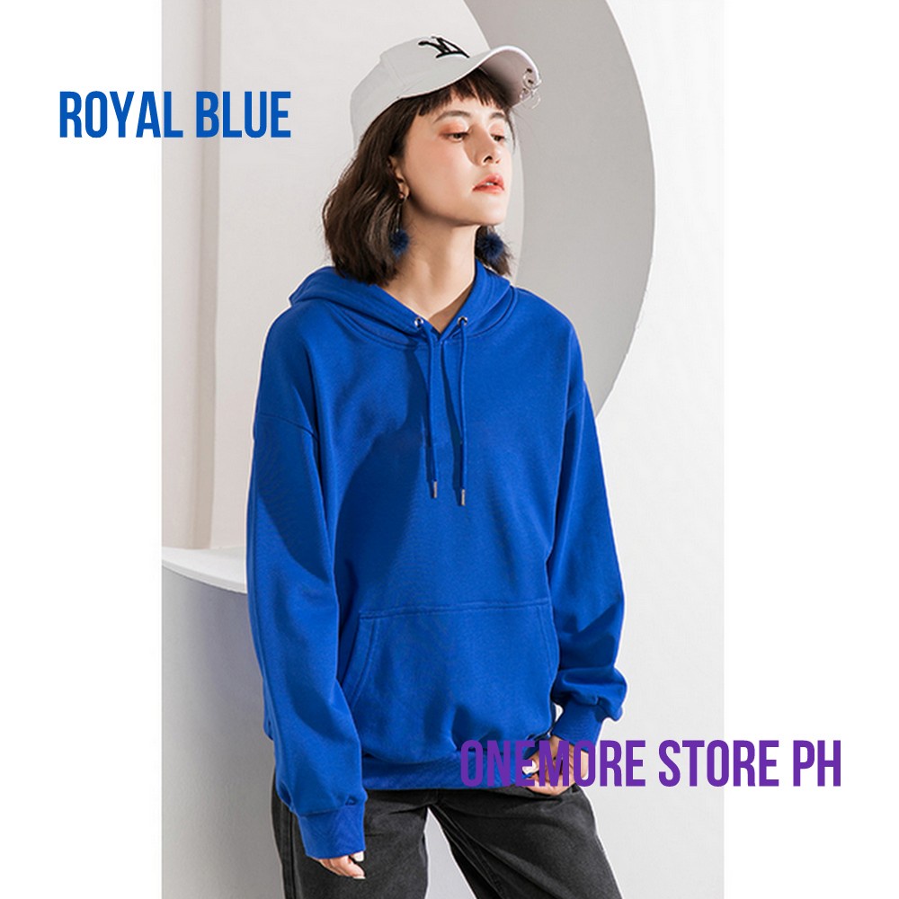 Plain Sweat Pullover Hoodie Jacket Unisex Makapal Shopee Philippines