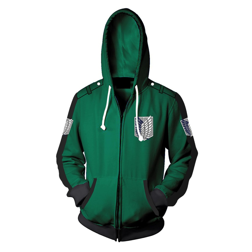 Attack on Titan Shingeki No Kyojin Cosplay Costume Hoodie Shopee