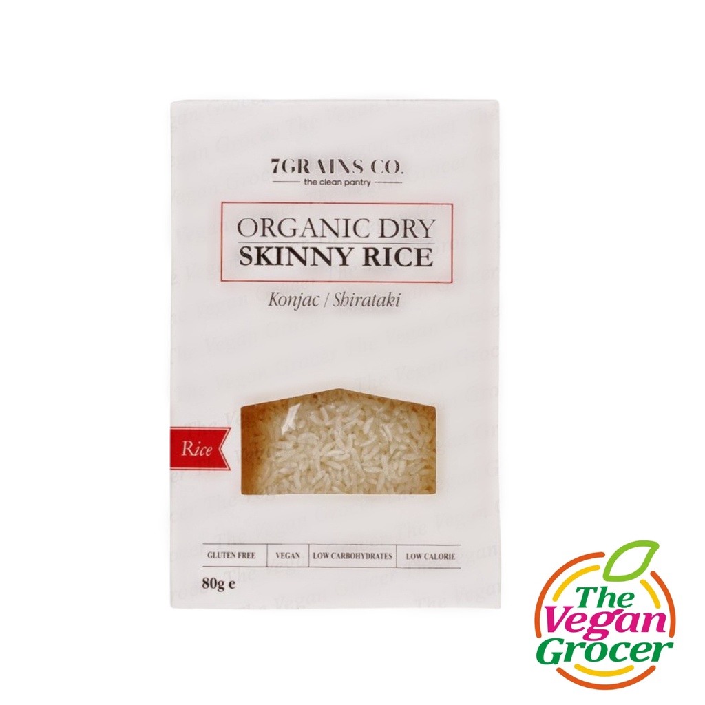 7Grains Vegan Dry Skinny Shirataki Rice 80g | Shopee Philippines