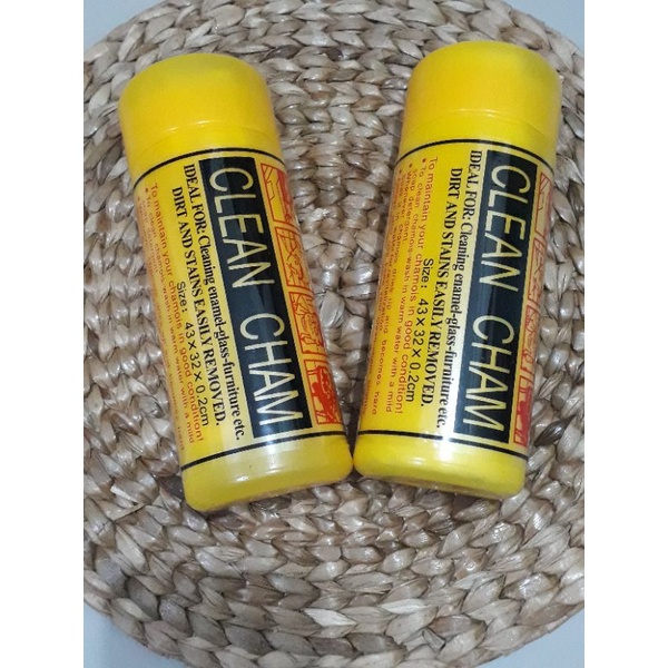 CLEAN CHAM Dirt & Stains Easily Removed(SYNTHETICCHAMOIS) Shopee