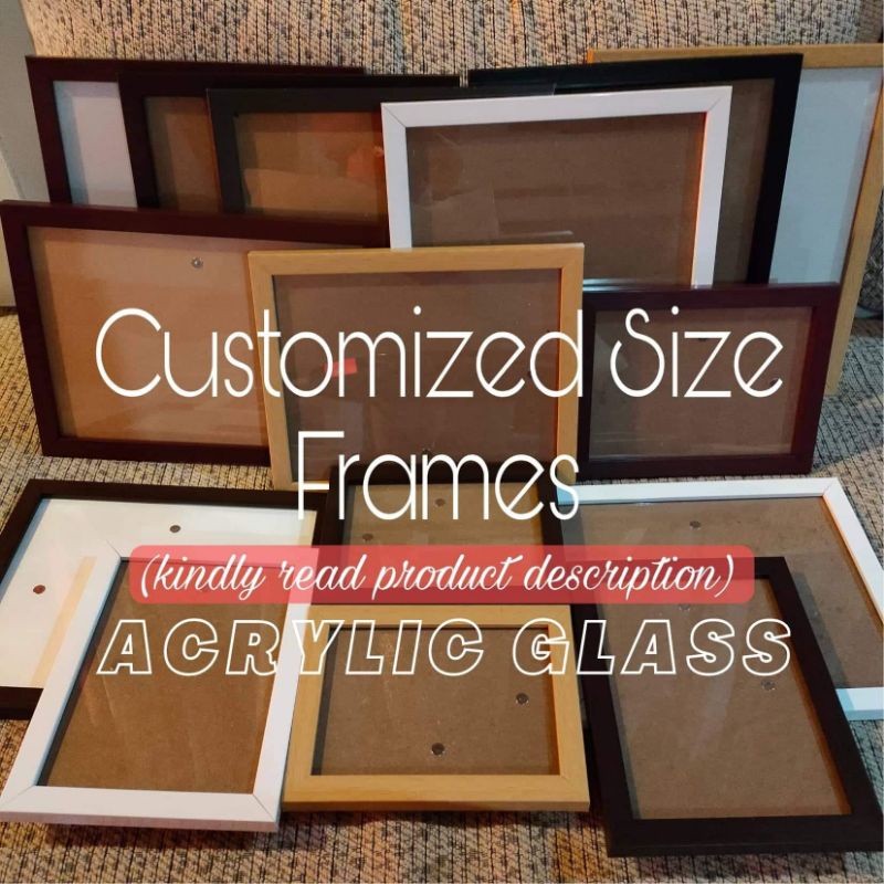 Customized Big Size Picture Frame subject for Acrylic Glass 0.75 inches