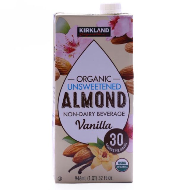 Kirkland Signature Organic Unsweetened Almond Vanilla NonDairy