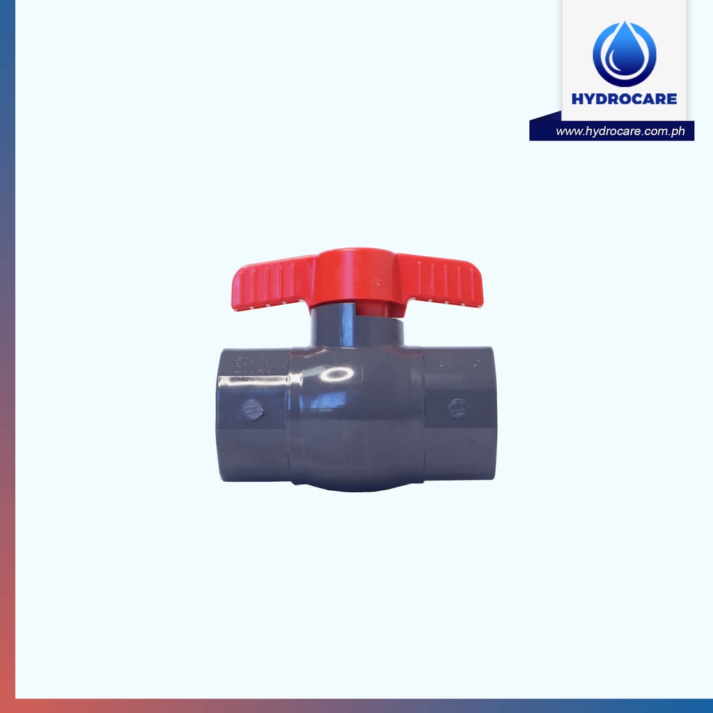 UPVC Ball Valve Gray Fittings 1/2 to 1 Inches Shopee Philippines