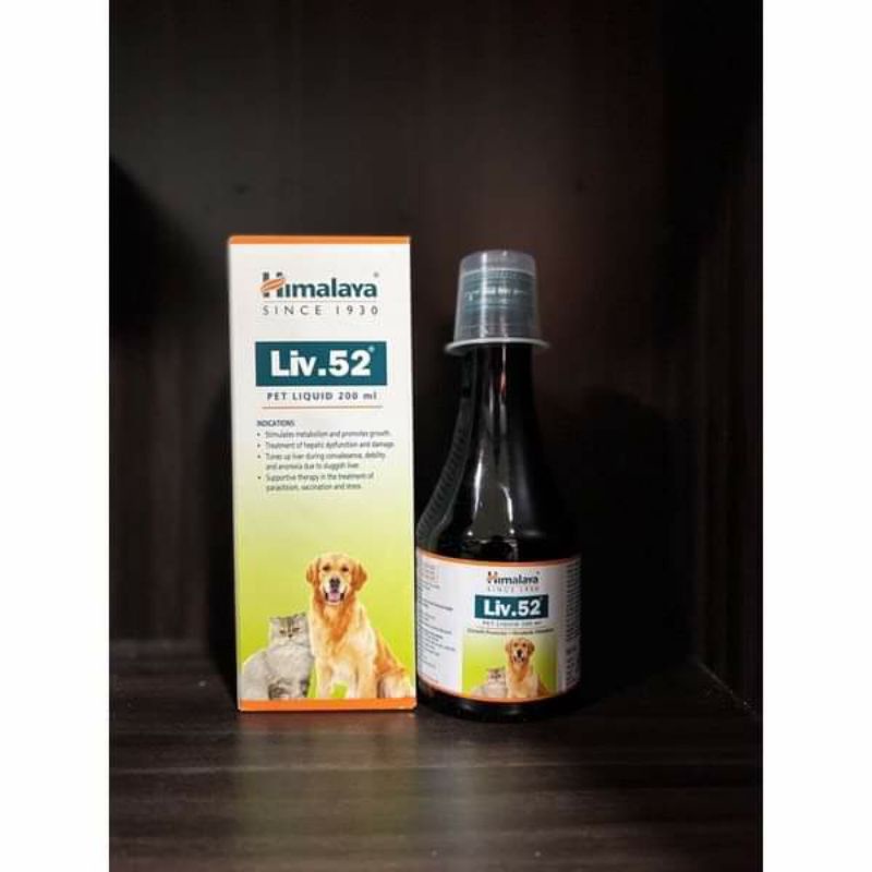 Himalaya Liv 52 Pet Liquid Syrup for Dogs and Cats (200ml) Shopee