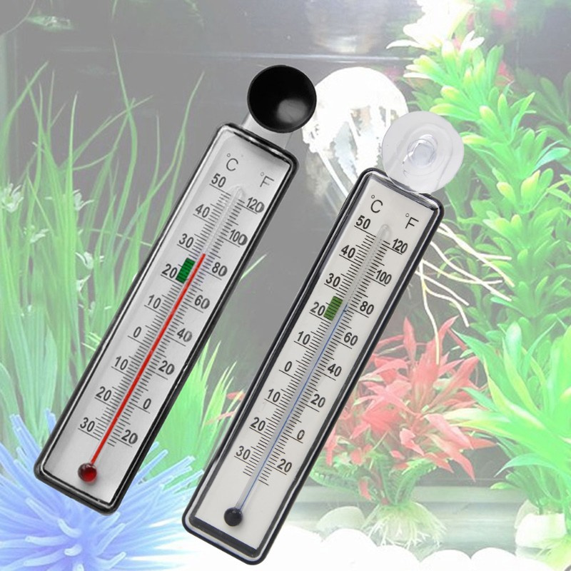 Aquarium Fish Tank Thermometer Glass Meter Water Temperature Gauge