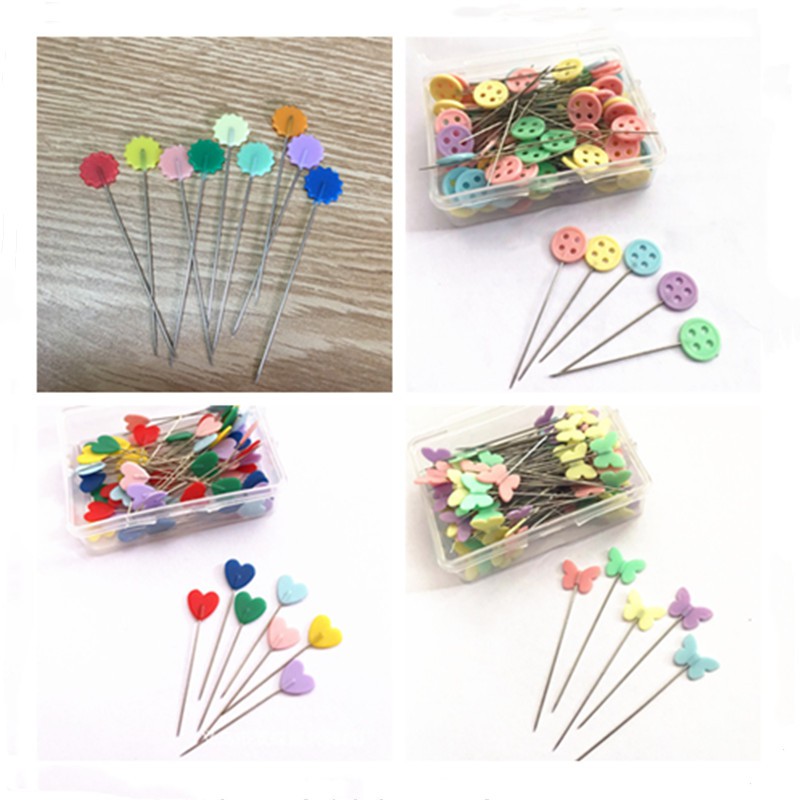 Button Butterfly Plum blossom Embroidery Patchwork Pins Accessories ...