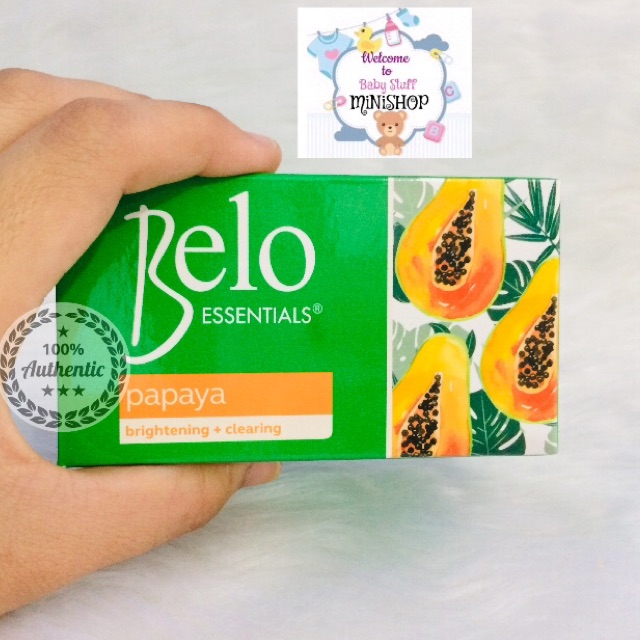 BELO Papaya Soap 135grams Brightening & Clearing Soap | Shopee Philippines